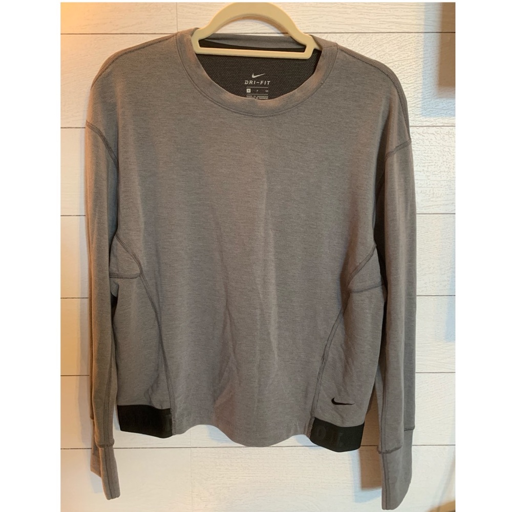 Nike Dri-Fit Long Sleeve Shirt with Elastic Waist